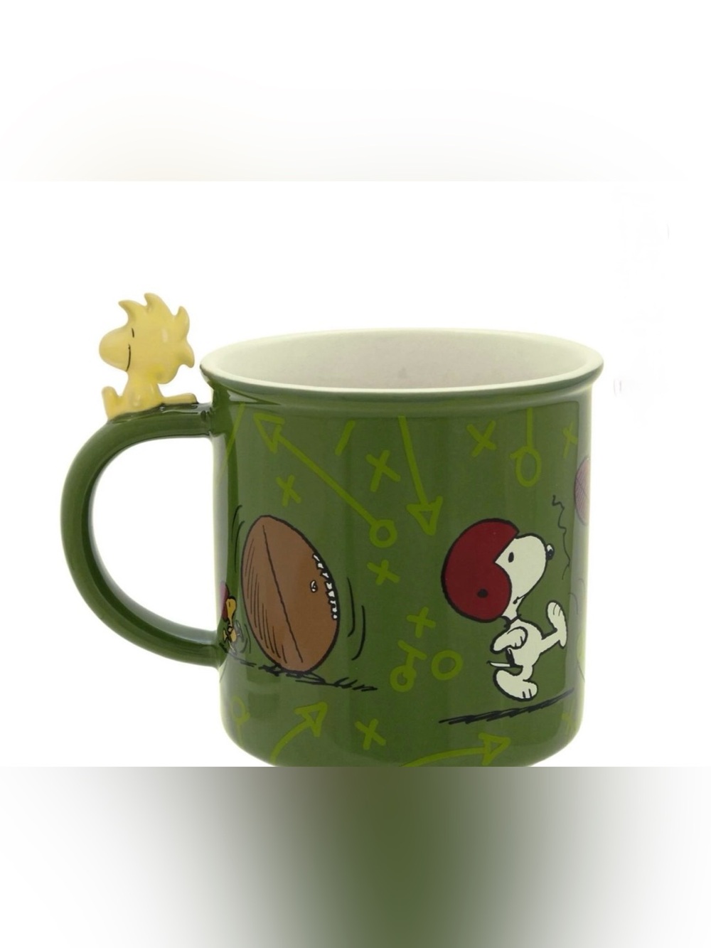 Snoopy & Woodstock Football Mug - Picture 4 of 4